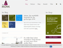 Tablet Screenshot of mymonk.de
